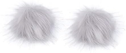 Holiday Imitation Raccoon Fox Plush Pom Pom Balls