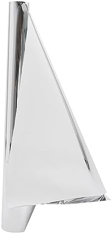 33x33 ft Double Sided Silver Mirror Aisle Runner