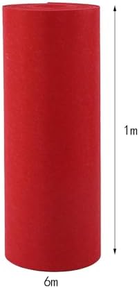Red Carpet Aisle Runner 6 Meter Wedding Rug for Prom and Events