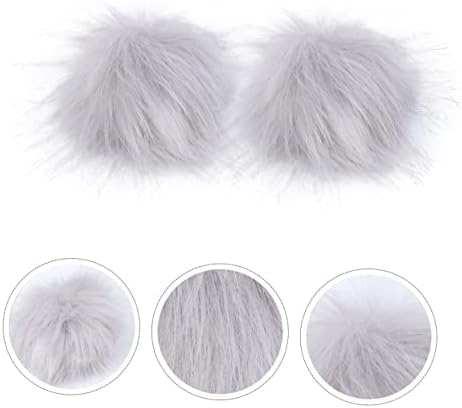Holiday Imitation Raccoon Fox Plush Pom Pom Balls