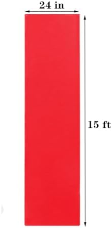 YADI Red Carpet Runner 2 x 15 ft Non-Woven Polyester Aisle Decor