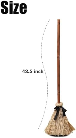 Animated Motion-Activated Floating Broom Halloween Decor