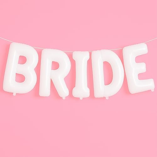 40 Inches XL Bride Balloons for Bachelorette Party Decorations