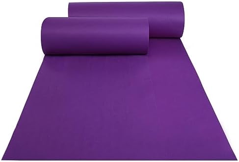 Lanmmraifc Purple Aisle Carpet Runner for Weddings and Parties