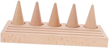 GALPADA 1set Simple Display Rack for Jewelry Cones and Earrings