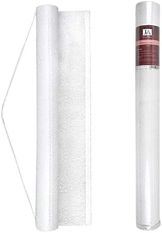 JA Homes White Wedding Aisle Runner - Durable Nylon Double-Sided Tape Adjustable Hitch