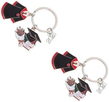 LUOZZY 2 Pcs Graduation Keychain Keepsake Gift