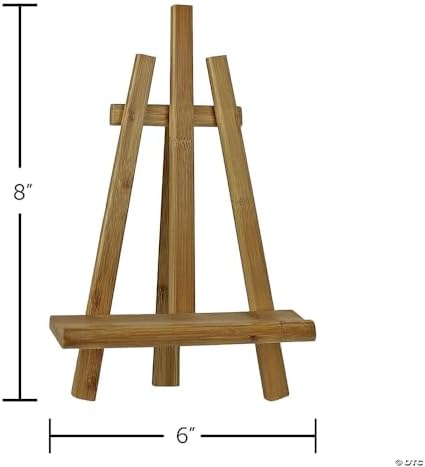 Art Advantage Mini Display Easel Bamboo 1