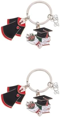 LUOZZY 2 Pcs Graduation Keychain Keepsake Gift