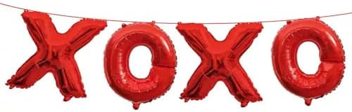 Soochat XOXO Balloons Valentine Day Decorations