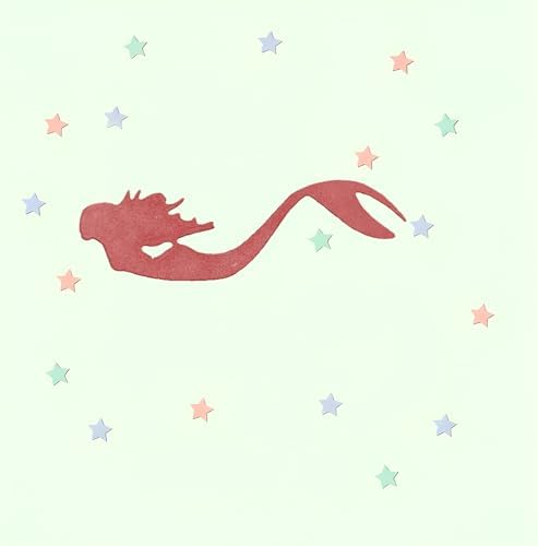 Mermaid Themed Metal Cutting Dies for Scrapbooking and Card Making