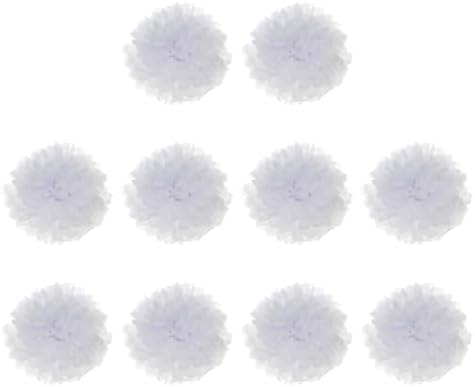 10 Pack Tissue Pom Poms Flowers for Wedding Decorations