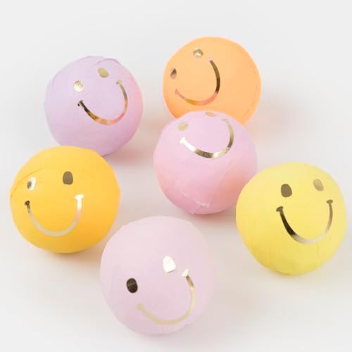 Meri Meri Happy Face Icons Surprise Balls Pack of 6
