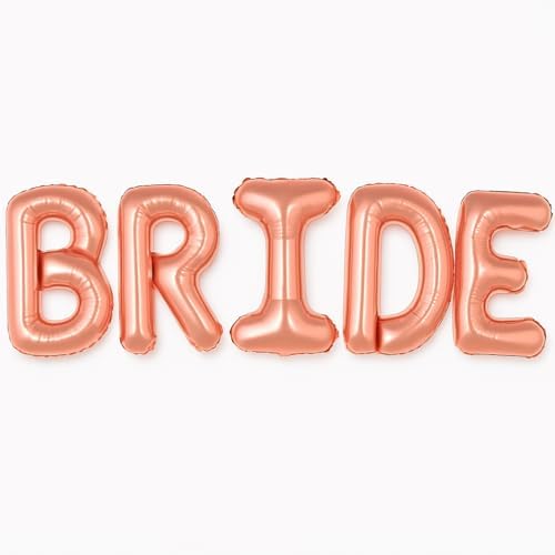 KatchOn Rose Gold Bride Balloons 16 Inch