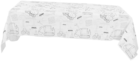 Jojofuny Birthday Themed Paper Tablecloth for Boys and Girls Parties