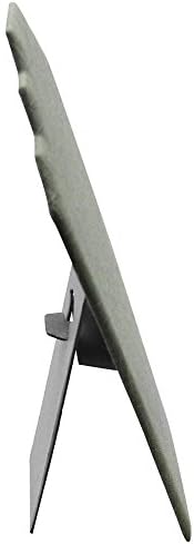 Grey Linen Jewelry Display Easel 125 Inch Tall