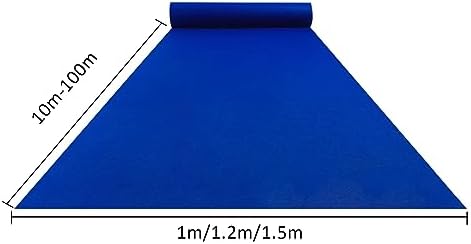 Blue Runner Runway Rug Wedding Aisle Carpet 2mm Thickness
