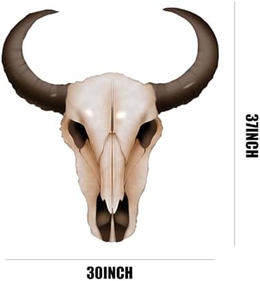 Jumbo 37 Inch Western Long Horn Cow Balloons Pack of 4