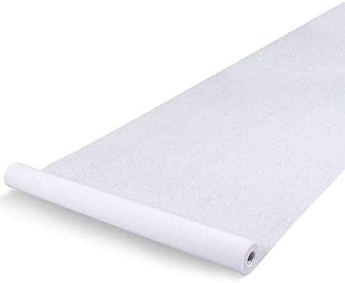 White Wedding Aisle Runner Rug 12x10m