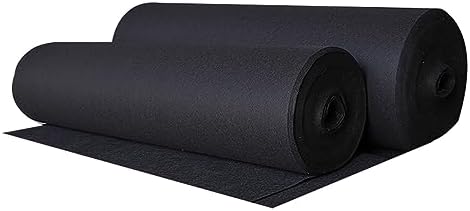 Black Aisle Runner 2mm Thickness Wedding Carpet