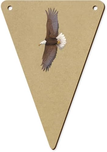 Azeeda 5 Pack Flying Bald Eagle Bunting Flags