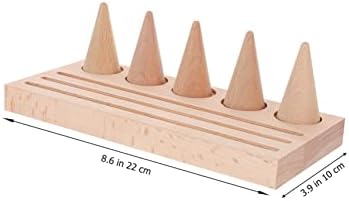 GALPADA 1set Simple Display Rack for Jewelry Cones and Earrings