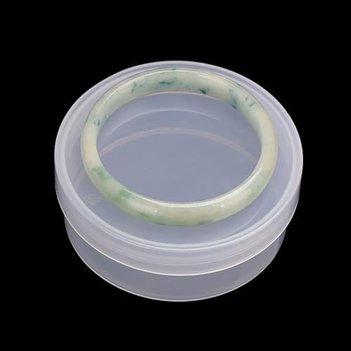12 Pcs Round Plastic Bead Organizers with Lid