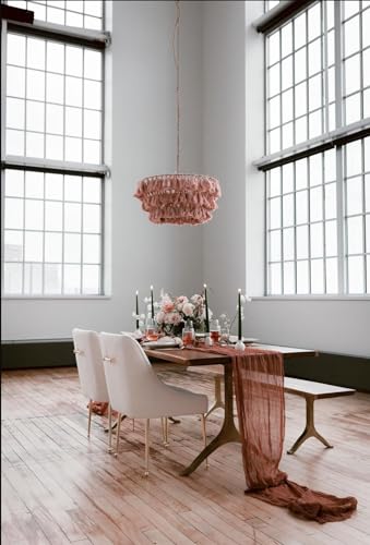 50ft Terracotta Orange Rust Cheesecloth Table Runner