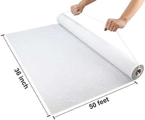 Wedding Aisle Runner 50ft X 3ft White Print