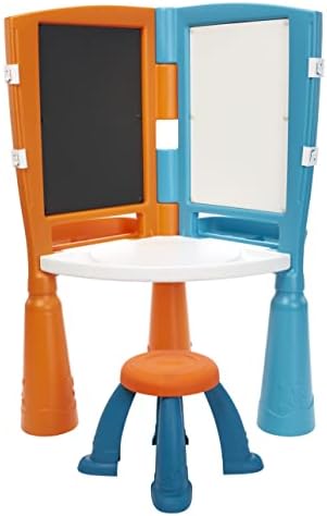 2-in-1 Drawing Table with Three Sides for Kids