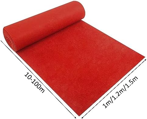 Red Carpet Runner for Wedding Ceremony and Event Decor
