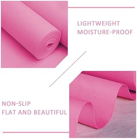 Pink Aisle Runner Carpet 15x30m Non-Slip Wedding Decor