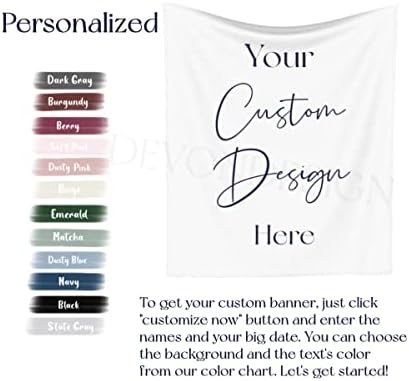 Custom Wedding Backdrop Tapestry with Names and Date