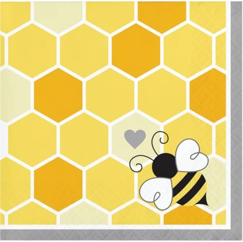 Bee Themed Party Supplies Set for 16 Guests