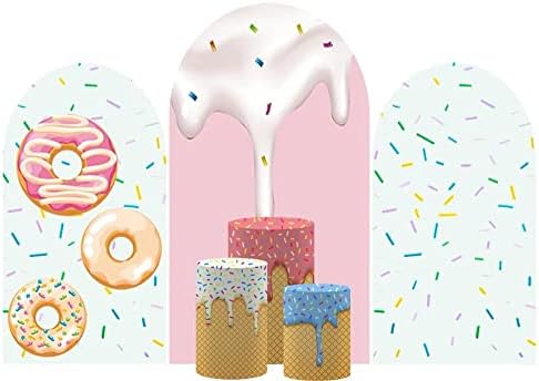 Girl Donut Birthday Party Table Cover Decor
