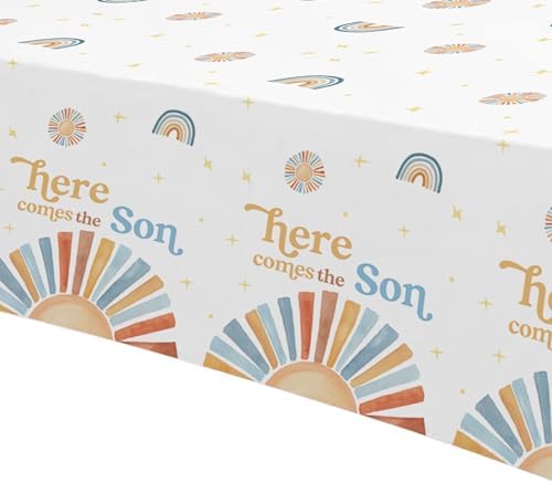 Here Comes The Sun Baby Shower Tablecloth 3 Pcs 54x108