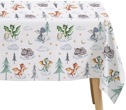 Dragon Birthday Tablecloth 3 Pack 86in x 55in