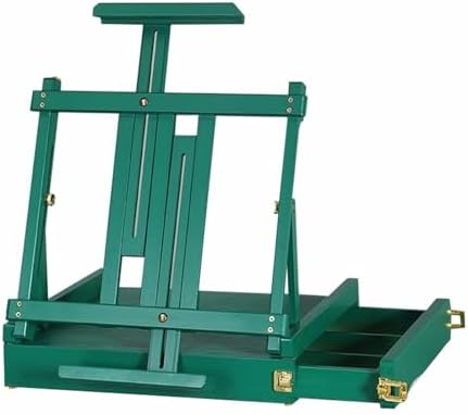 Adjustable Wood Drawer Sketchbox Easel Art Table