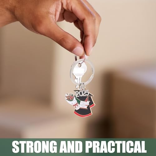 LUOZZY 2 Pcs Graduation Keychain Keepsake Gift