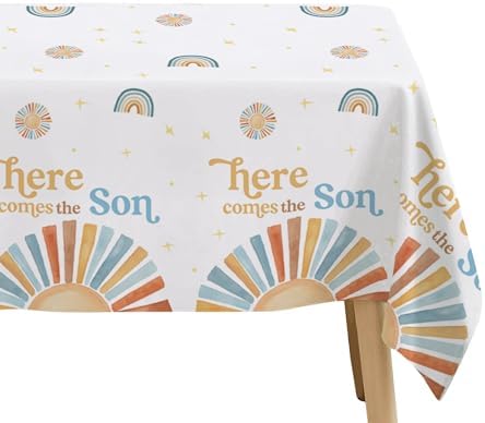Here Comes The Sun Baby Shower Tablecloth 3 Pcs 54x108