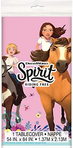 Unique Spirit Riding Free Rectangular Table Cover 54x84