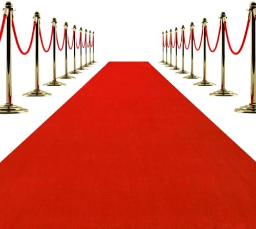 Cuckan Red Carpet Runner for Parties 3x10 Feet
