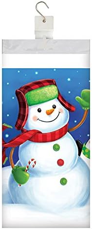 Creative Converting Winter Fun Border Print Plastic Table Cover