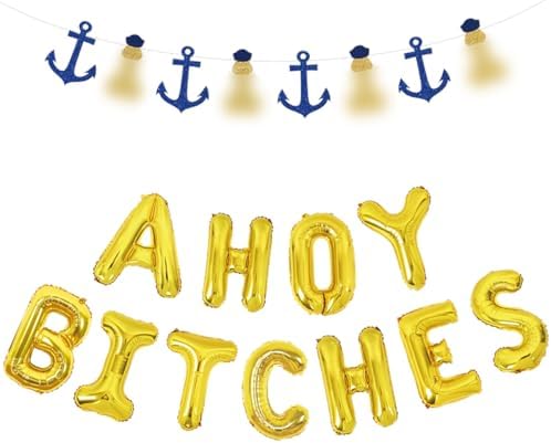 Nautical Bachelorette Balloon Banner Set