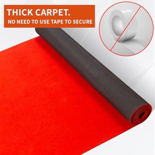 Cuckan Red Carpet Runner for Parties 3x10 Feet