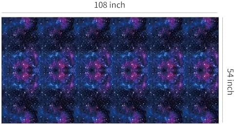 Space Galaxy Party Tablecloth - 3 Pack 54x108 Inches