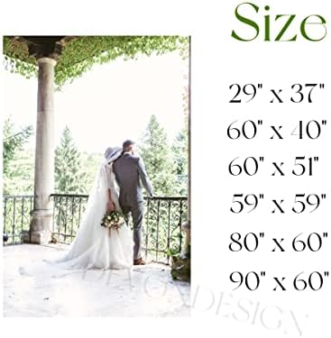 Custom Wedding Backdrop Tapestry with Names and Date