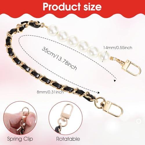 TIESOME 2 Pcs Bag Extender Chain for Handbags