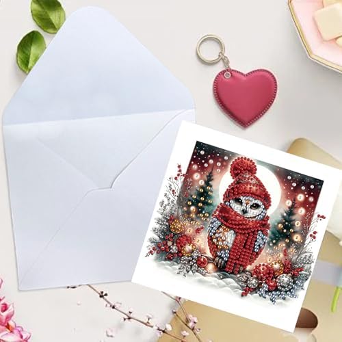 Diamond Painting Greeting Card Set of 6 with Envelopes