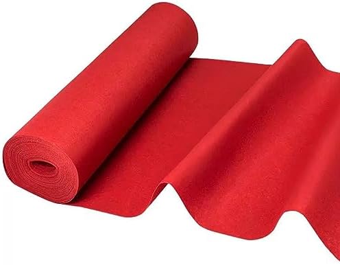 Wedding Rug Runner Red Aisle Non-Slip Carpet for Events